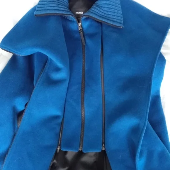 MACKAGE NORITA 2-in-1 double face wool coat with sash - Picture 6 of 7